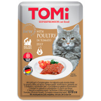 TOMi - консервы TOMi с птицей в томатном желе для кошек 100 г