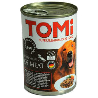 TOMi - консерви TOMi 5 видів м'яса в соусі для собак 400 г