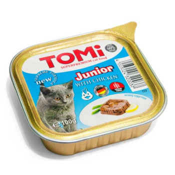 TOMi - паштет TOMi с курицей для котят 100 г