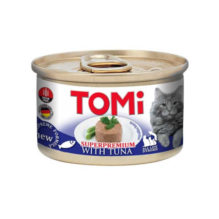 TOMi - мус TOMi з тунцем для котів 85 г