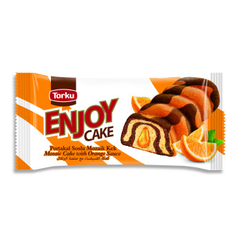 Пирожное Torku Enjoy мозаичное с апельсиновым сиропом 40 г (8690120116099)