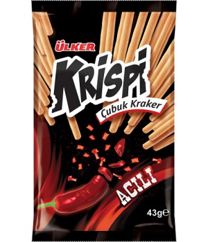 Крекер Ulker Krispi Sticks чілі 43 г (8690504108825)