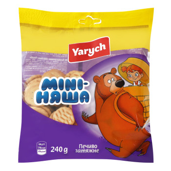 Печенье затяжное Yarych Mini-Няша 240 г (4820154484022)