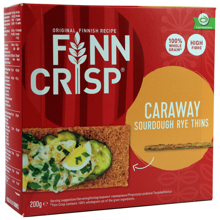 Сухарики житні FINN CRISP Caraway з кмином 200г