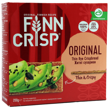 Сухарики житні FINN CRISP Original taste 200г Сухарики житні FINN CRISP Original taste 200г