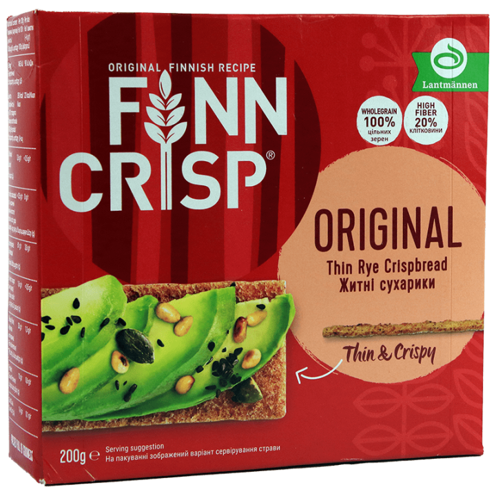 Сухарики житні FINN CRISP Original taste 200г