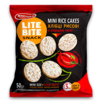 Хлібці Жменька рисові з перцем чилі Lite Bite м/у 50г