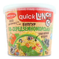 Булгур Жменька По-середземноморськи QuickLunch Жменька ст 70г