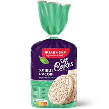 Хлібці Жменька рисові мультизлакові 100г