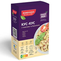 Кус-кус Жменька з томатами і базиліком к/у 200г