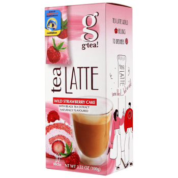 Чай g’tea! Latte Полуничний бисквіт 10 ст/пач