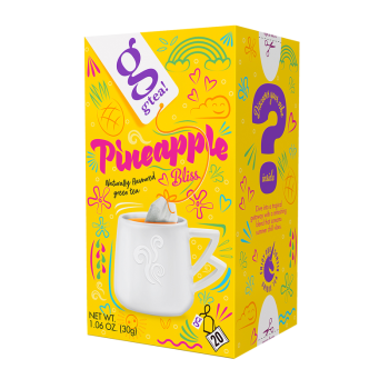 Чай g’tea! Пайнепл Бліс зелений з ароматом ананаса 20 пак