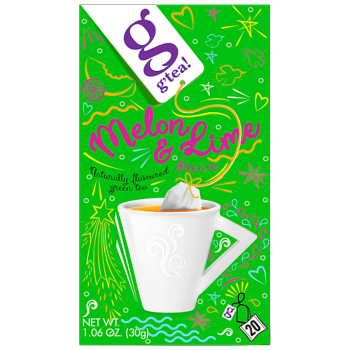 Чай g’tea! Мелон енд Лайм Дрім зелений з ароматом дині та лайма 20 пак