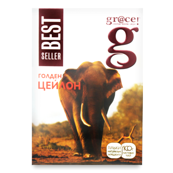 Чай Grace чорний листовий Голден Цейлон 100 г
