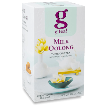 Чай g`tea! Блюбері Мілк Оолонг бірюзовий з ароматом чорниці та молока, 20х1,5г