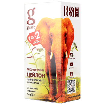 Чай Grace чорний Високогірний Цейлон 27 пак