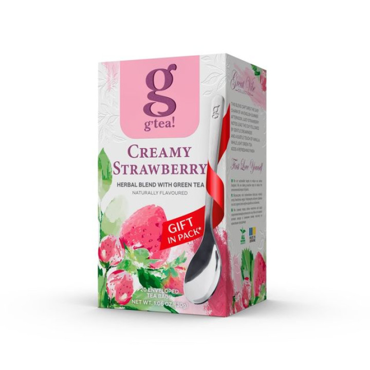 Чай зелений Grace Creamy Strawberry 20 пакетиків х 1.5 г
