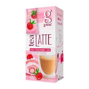 Чай g’tea! Latte Полуничний бисквіт 10 ст/пач