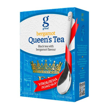 Чай Grace чорний листовий Бергамот Квінз Ті 100 г