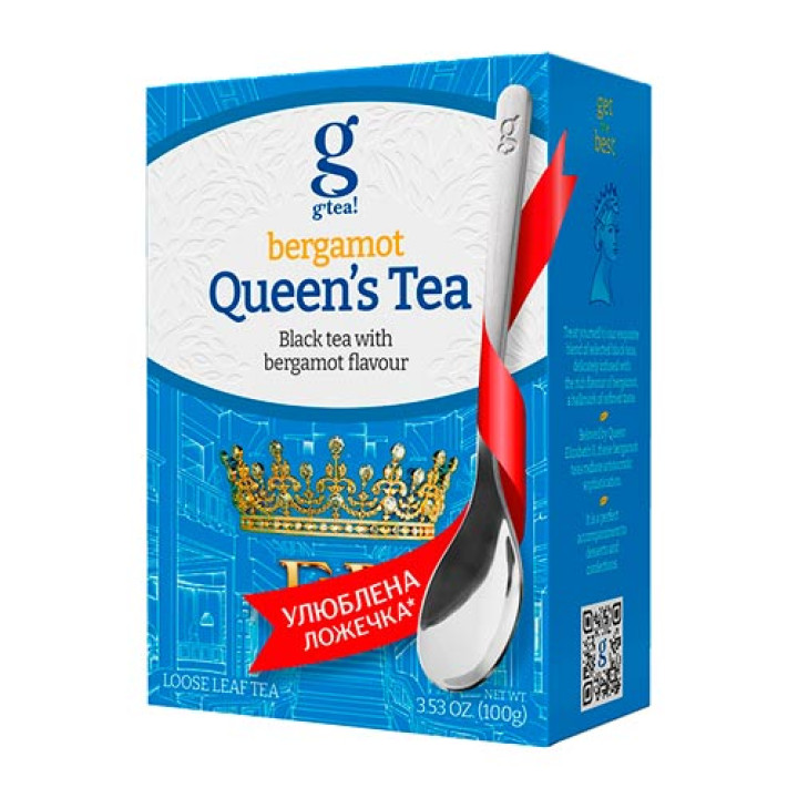 Чай Grace чорний листовий Бергамот Квінз Ті 100 г