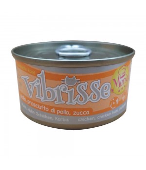 Vibrisse Menu - консервы Вибрисс Меню с курицей и ветчиной в тыквенном соусе для кошек 70 г (C1018075)