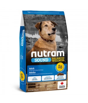 Nutram S6 Sound Balanced Wellness Dog - корм Нутрам S6 Саунд с курицей для собак всех пород 20 кг (S6_20)