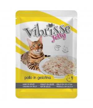 Vibrisse Jelly - консервы Вибрисс Джелли с курицей в желе для кошек (пауч) 70 г (C1018984)