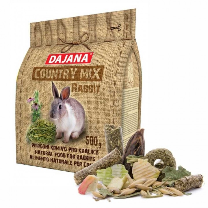 Dajana Country Mix - корм Dajana Country Mix для декоративних кроликів 500 г