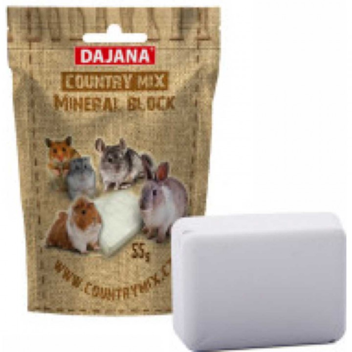 Dajana Country Mix - мінеральний блок Dajana Country Mix для крупних гризунів 55 г (DP460)