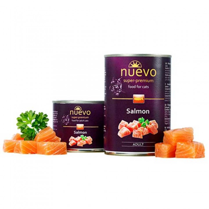 Nuevo Adult Salmon - консервы Нуэво с лососем для кошек 200 г (95101)