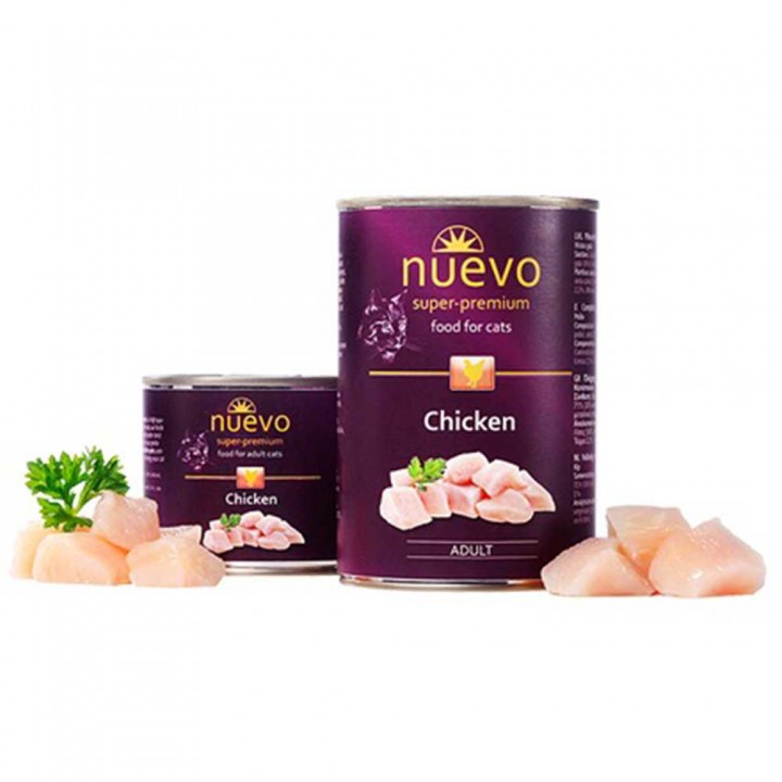 Nuevo Adult Chicken - консервы Нуэво с курицей для кошек 400 г (95105 )