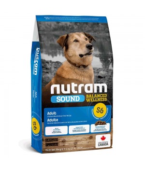 Nutram S6 Sound Balanced Wellness Dog - корм Нутрам S6 Саунд с курицей для собак всех пород 11,4 кг (S6_11.4)