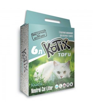 Kotix TOFU Classic - наполнитель Котикс ТОФУ Классик для кошачьего туалета 6 л (6972345440022)