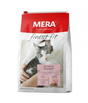 MERA finest fit Sensitive Stomach корм для чувствительных котов, со свежим мясом птицы и ромашкой, 10 кг (115)