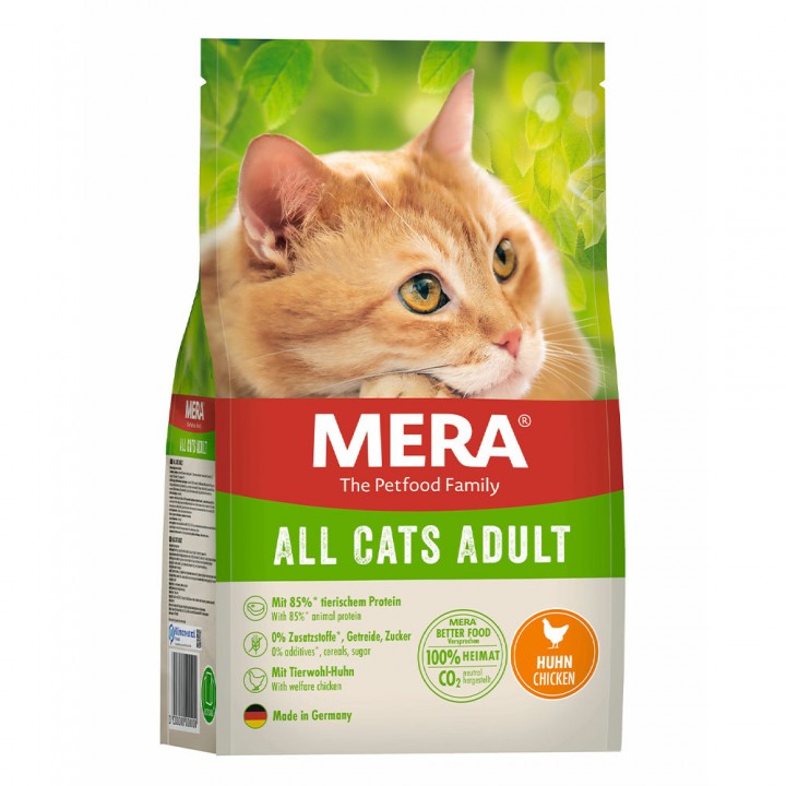 MERA Cats All Adult Chicken (Huhn) корм для взрослых котов всех пород с курицей, 10 кг (117)