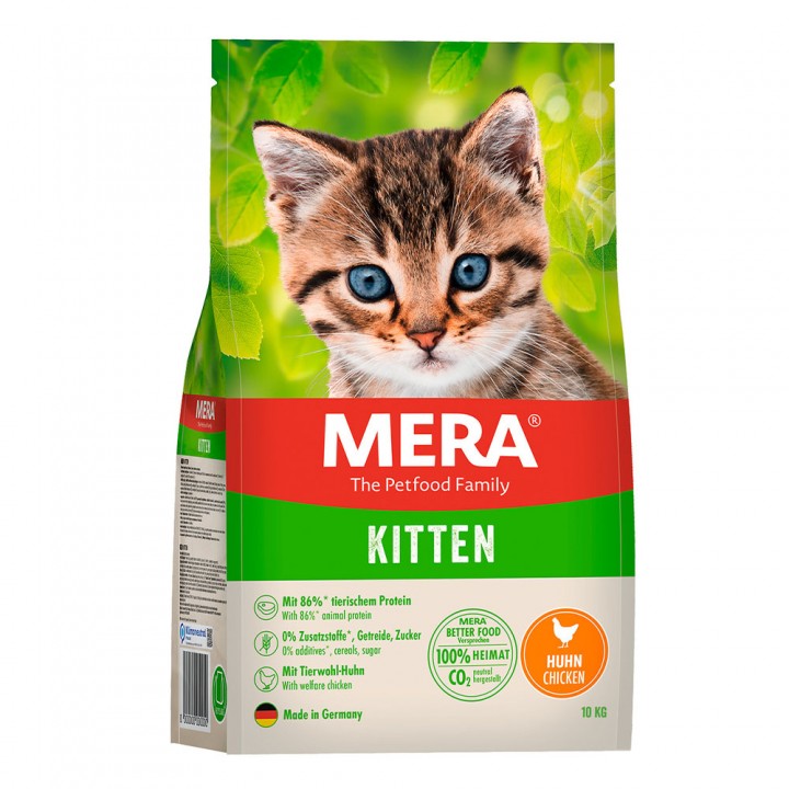 MERA Cats Kitten Сhicken (Huhn) корм для кошенят з куркою, 10 кг (116)