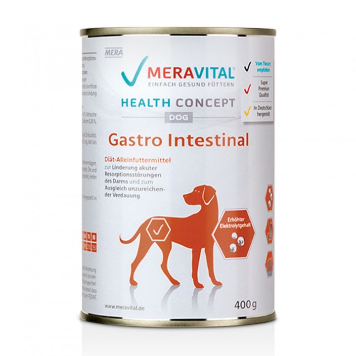 MERA MVH Gastro Intestinal корм консервированный для взрослых собак при расстройствах пищеварения 400 гр