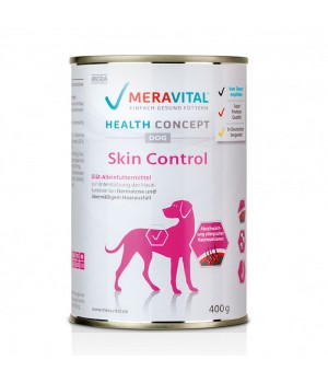 MERA MVH Nassfutter Skin Control корм консервированный для взрослых собак при дерматозах и чрезмерном выпадении шерсти 400 гр