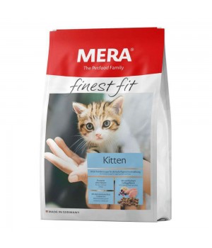 MERA finest fit Kitten корм для кошенят, зі свіжим м'ясом птиці та лісовими ягодами, 400 гр