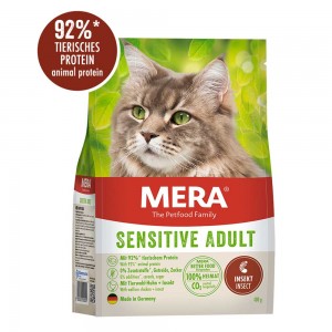 MERA Cats Sensitive Adult Insect корм для дорослих котів із чутливим травленням з протеїном комах, 400гр