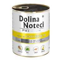 Корм консервированный Dolina Noteci Premium для собак с курицей, 800 г