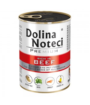 Корм консервированный Dolina Noteci Premium для собак с ягнятиной, 800 г