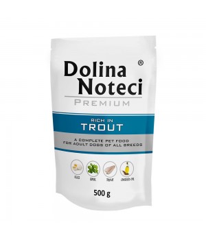 Пауч Dolina Noteci Premium для собак з фореллю, 500 г