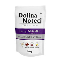 Пауч Dolina Noteci Premium для собак с кроликом и клюквой, 500 г