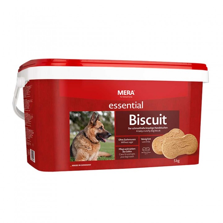 MERA essential Biscuit хрустящее бисквитное печенье для собак, 5кг