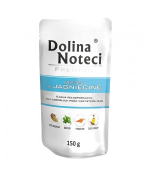 Пауч Dolina Noteci Premium для собак с ягнятиной, 150 г