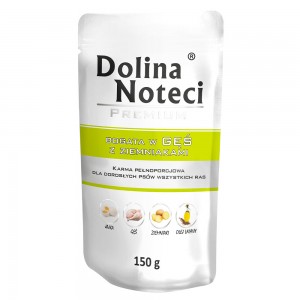 Пауч Dolina Noteci Premium для собак с гусем и картофелем, 150 г