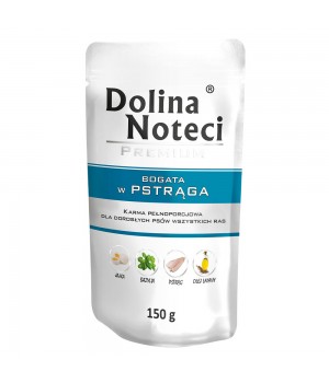 Пауч Dolina Noteci Premium для собак с форелью, 150 г