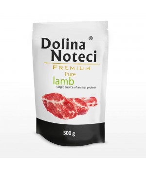 Пауч Dolina Noteci Premium Pure для собак аллергиков с ягненком, 500 г
