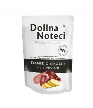 Пауч Dolina Noteci Premium Danie для дорослих собак усіх порід, качка з картоплею, 300 г